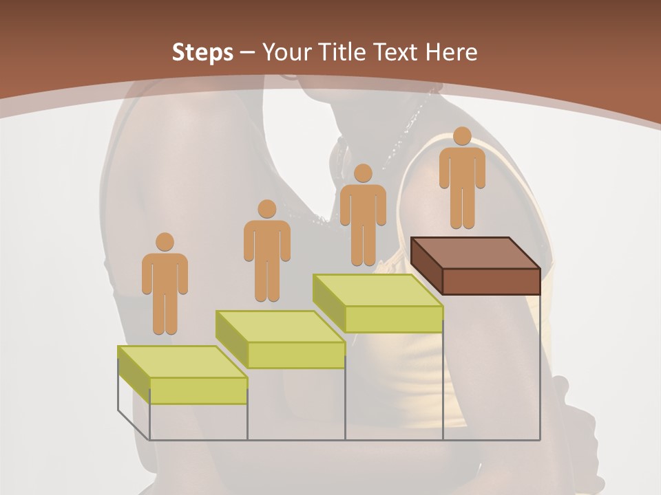 Two Young African American Girls, We Are Young Beautiful And Having Fun, People Diversity Series, PowerPoint Template