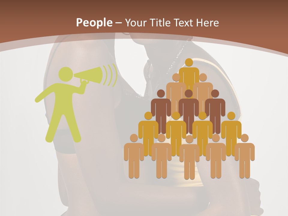 Two Young African American Girls, We Are Young Beautiful And Having Fun, People Diversity Series, PowerPoint Template