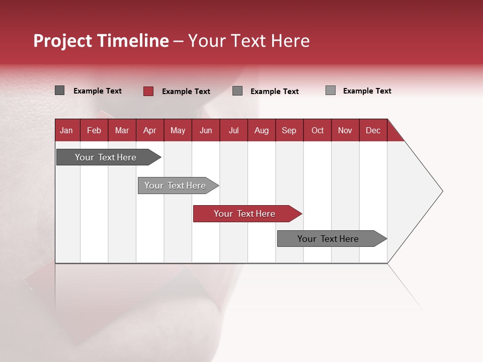 Censored Woman With Red Tape On Mouth. Colorkey, Face Toned. Isolated On White. PowerPoint Template