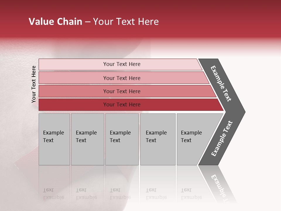 Censored Woman With Red Tape On Mouth. Colorkey, Face Toned. Isolated On White. PowerPoint Template