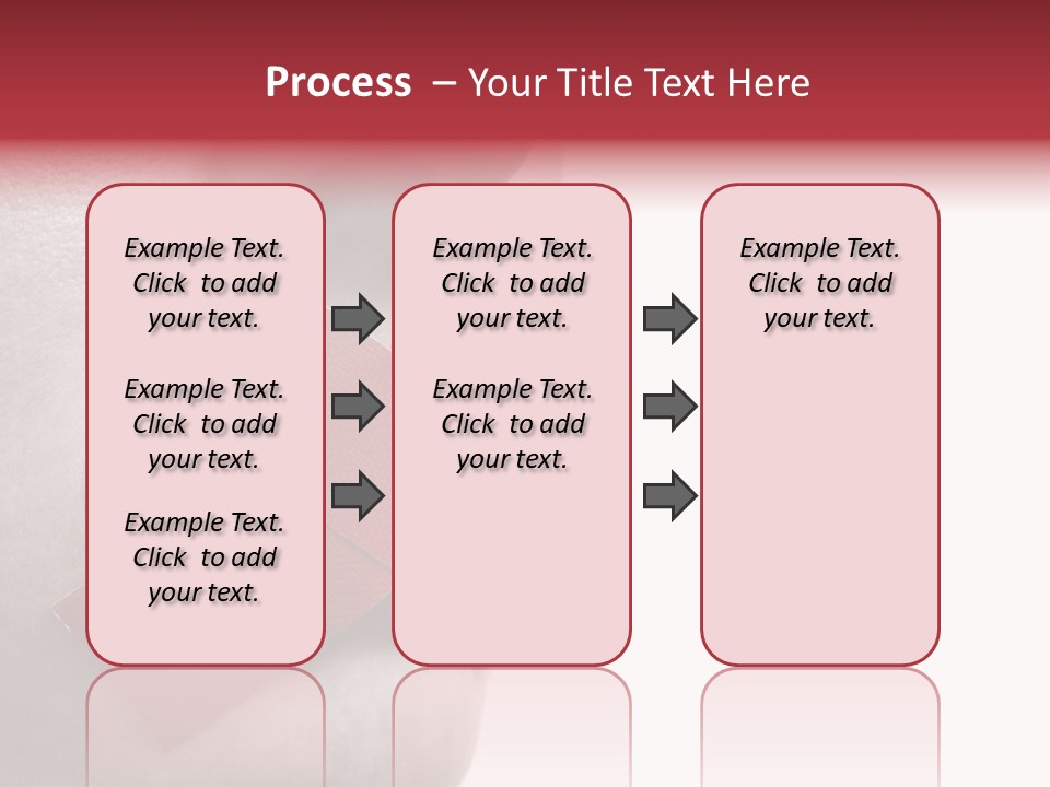 Censored Woman With Red Tape On Mouth. Colorkey, Face Toned. Isolated On White. PowerPoint Template