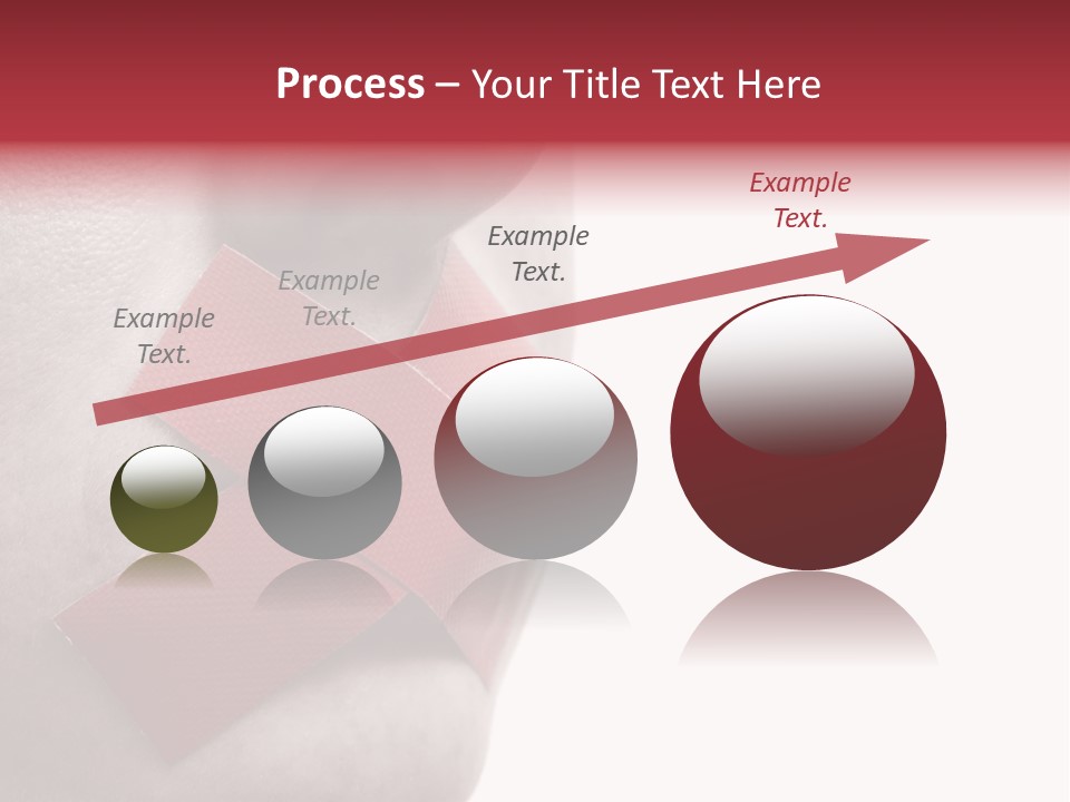 Censored Woman With Red Tape On Mouth. Colorkey, Face Toned. Isolated On White. PowerPoint Template