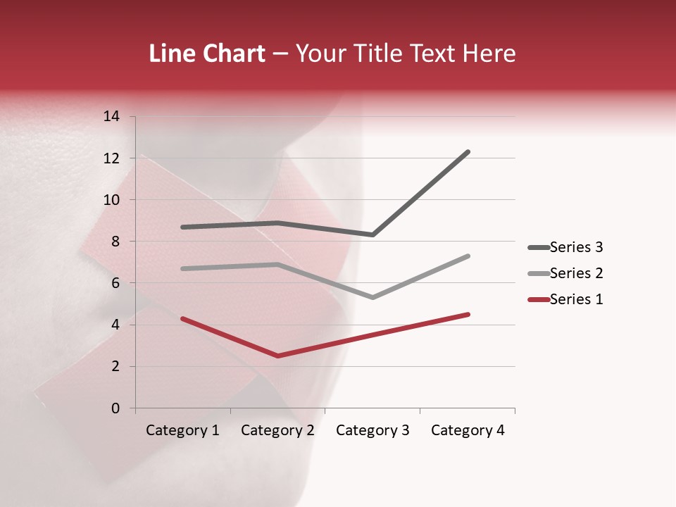 Censored Woman With Red Tape On Mouth. Colorkey, Face Toned. Isolated On White. PowerPoint Template