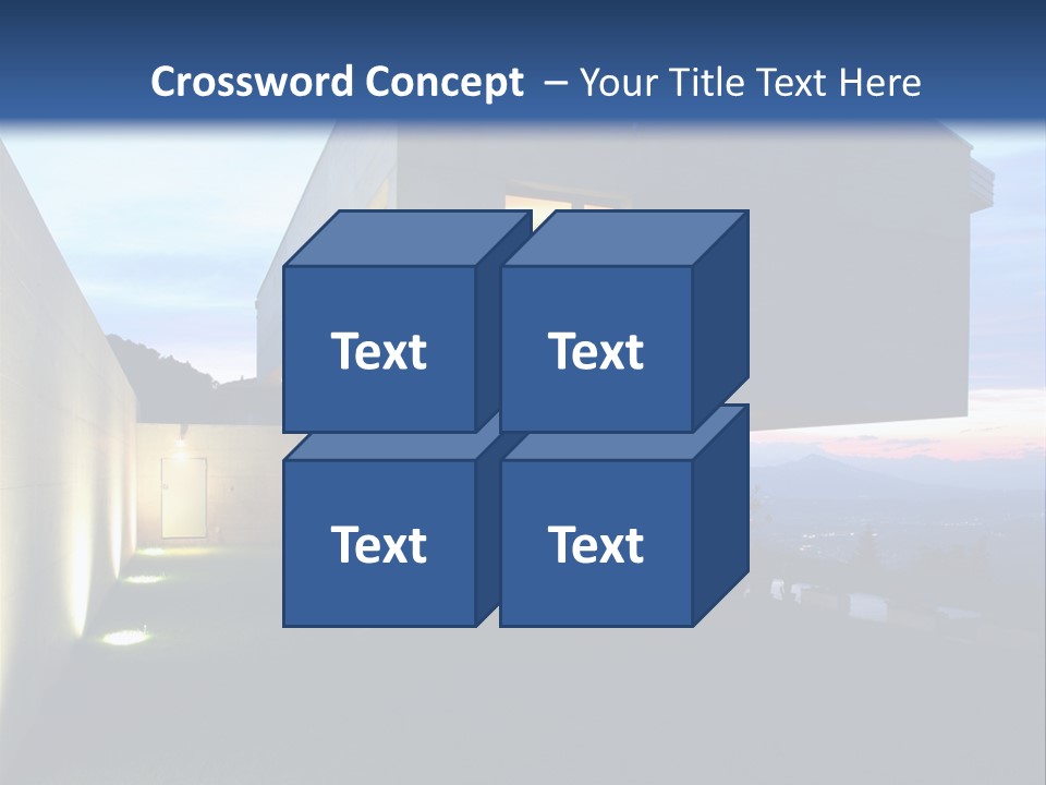Modern House In Switzerland PowerPoint Template