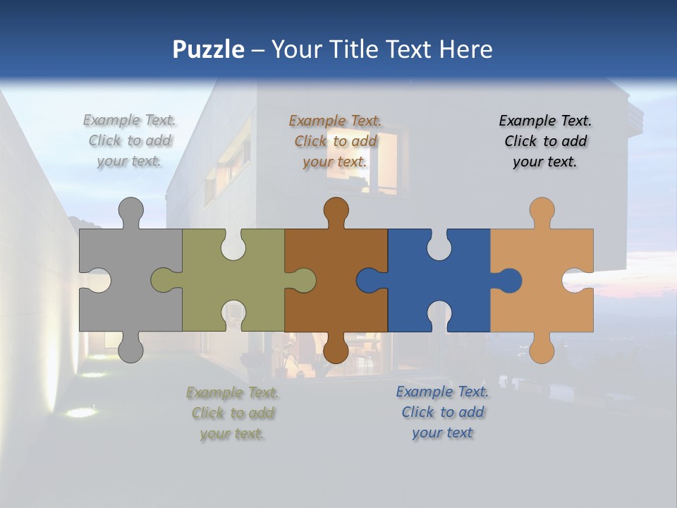 Modern House In Switzerland PowerPoint Template