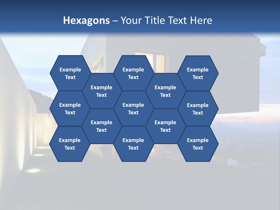 Modern House In Switzerland PowerPoint Template