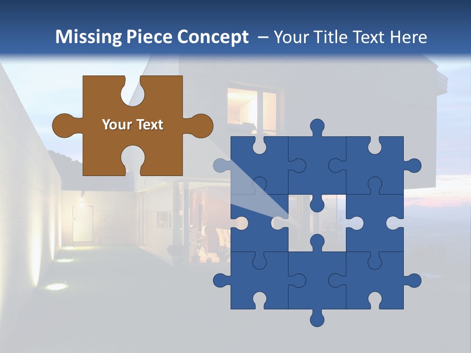 Modern House In Switzerland PowerPoint Template