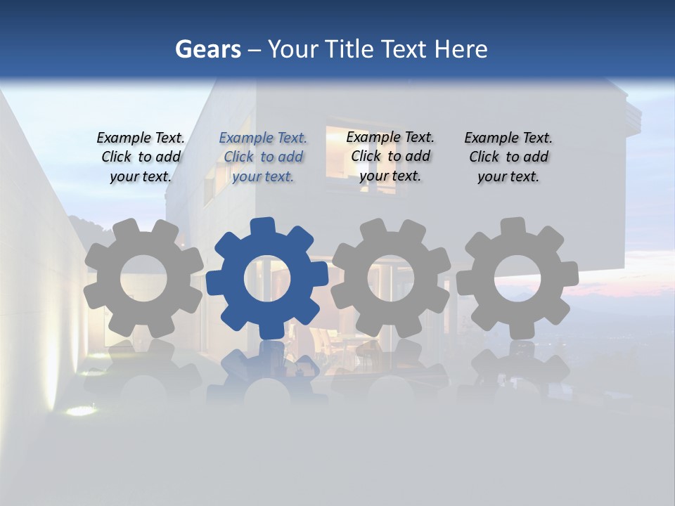 Modern House In Switzerland PowerPoint Template