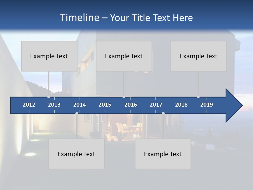 Modern House In Switzerland PowerPoint Template