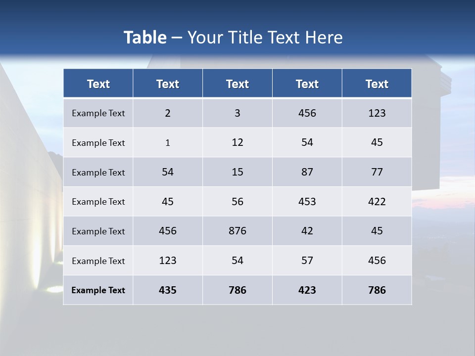 Modern House In Switzerland PowerPoint Template