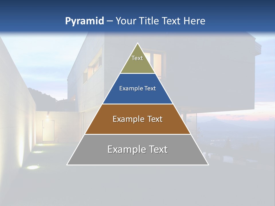 Modern House In Switzerland PowerPoint Template