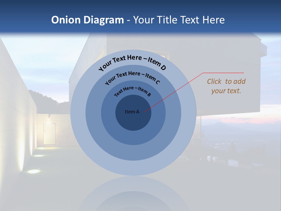 Modern House In Switzerland PowerPoint Template