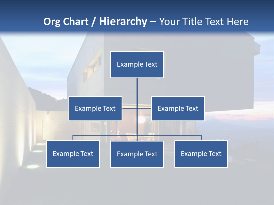 Modern House In Switzerland PowerPoint Template