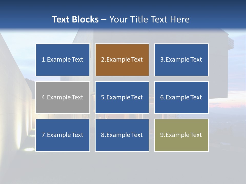 Modern House In Switzerland PowerPoint Template