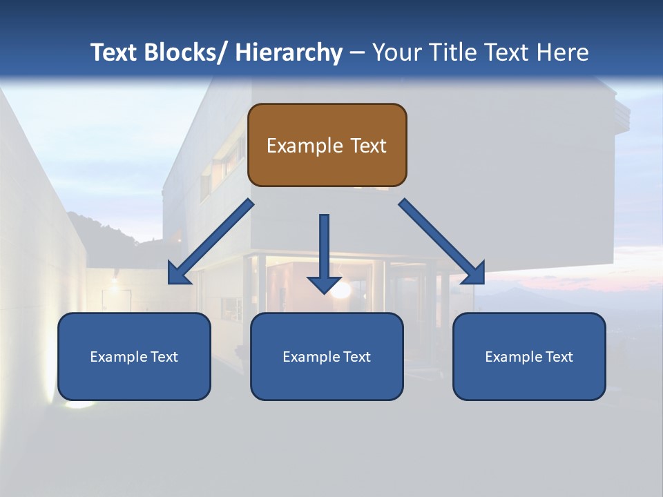 Modern House In Switzerland PowerPoint Template