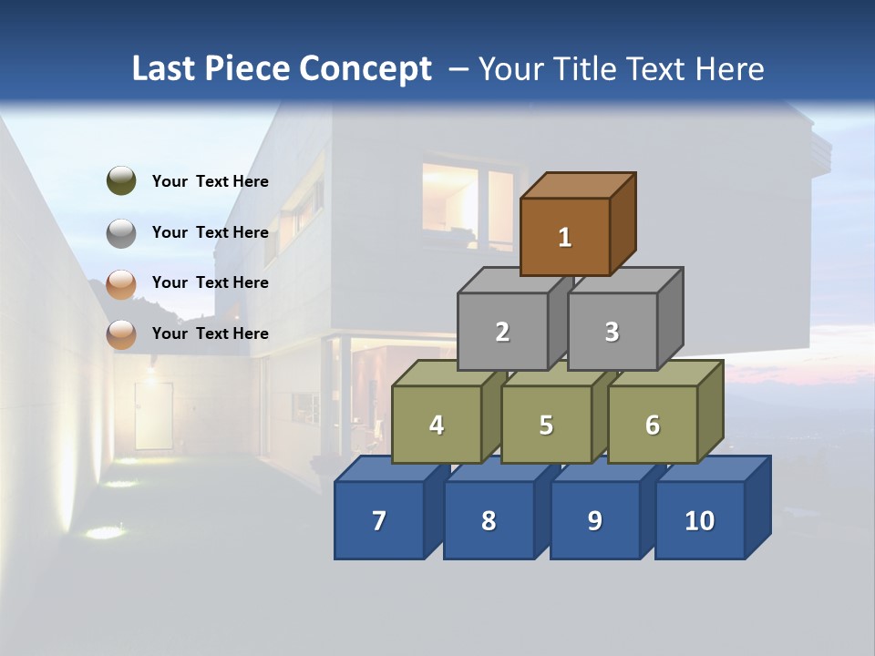 Modern House In Switzerland PowerPoint Template