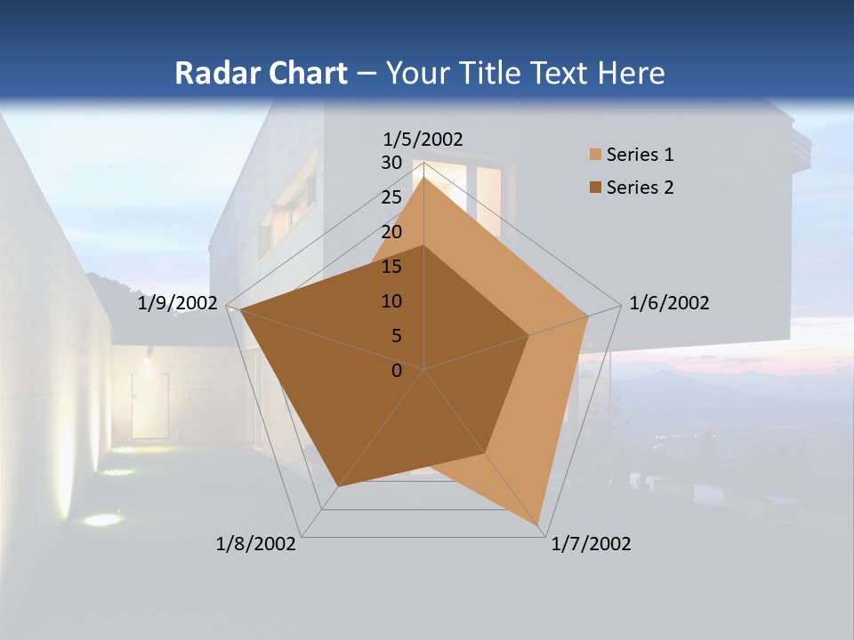 Modern House In Switzerland PowerPoint Template