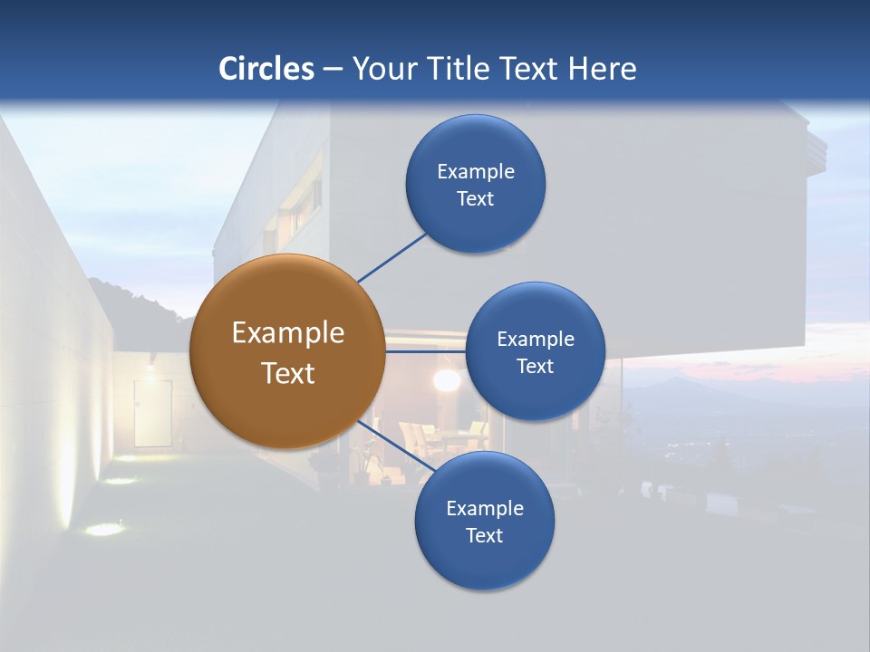 Modern House In Switzerland PowerPoint Template