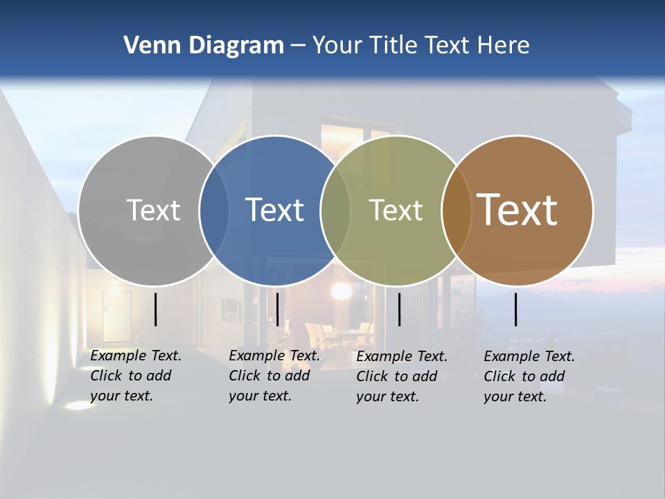 Modern House In Switzerland PowerPoint Template