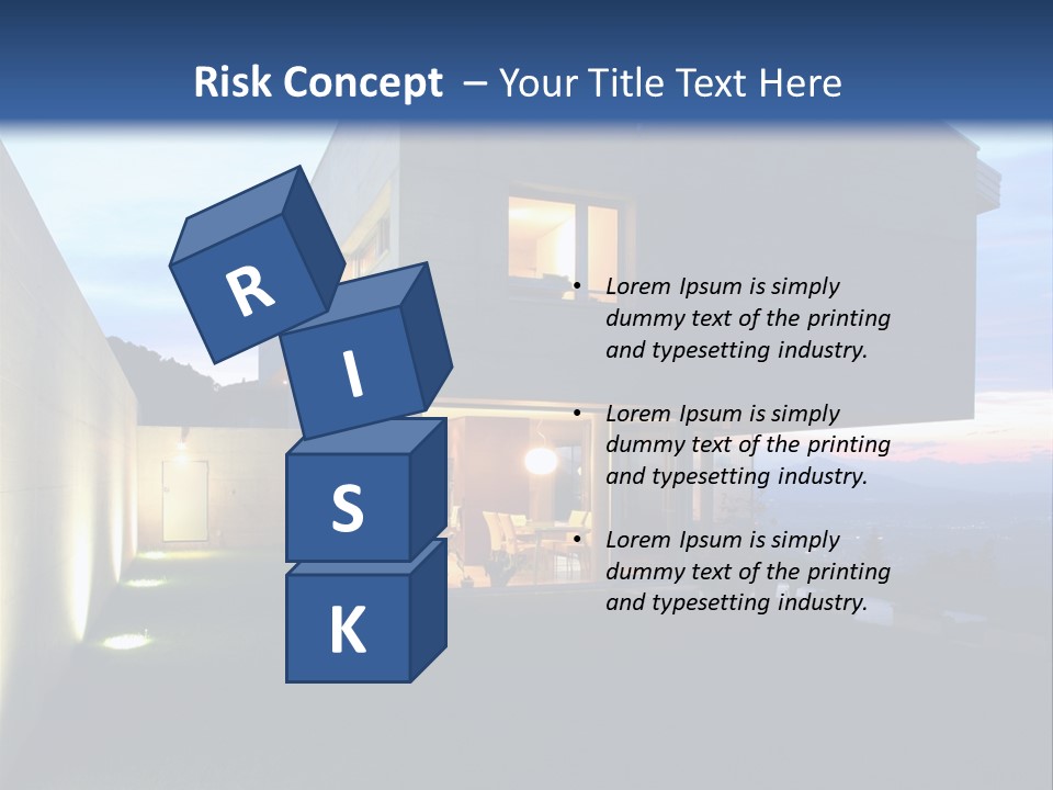 Modern House In Switzerland PowerPoint Template