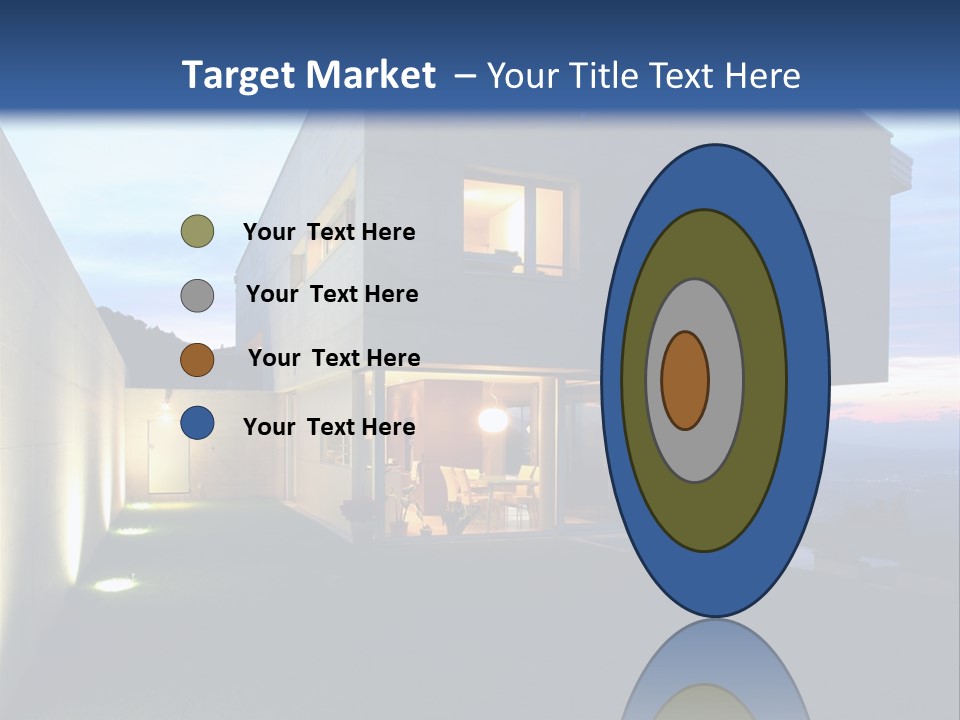 Modern House In Switzerland PowerPoint Template