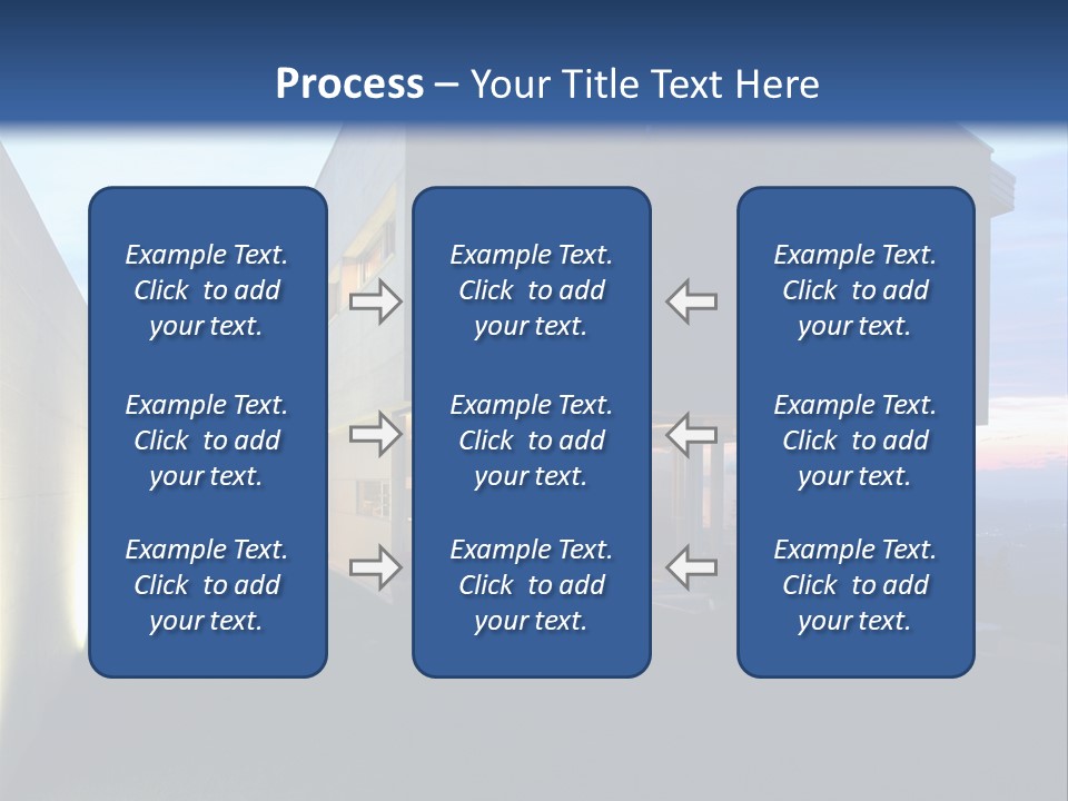 Modern House In Switzerland PowerPoint Template