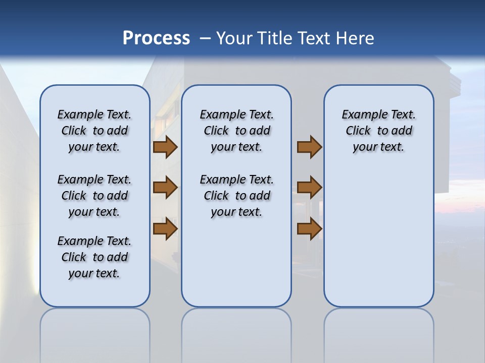 Modern House In Switzerland PowerPoint Template
