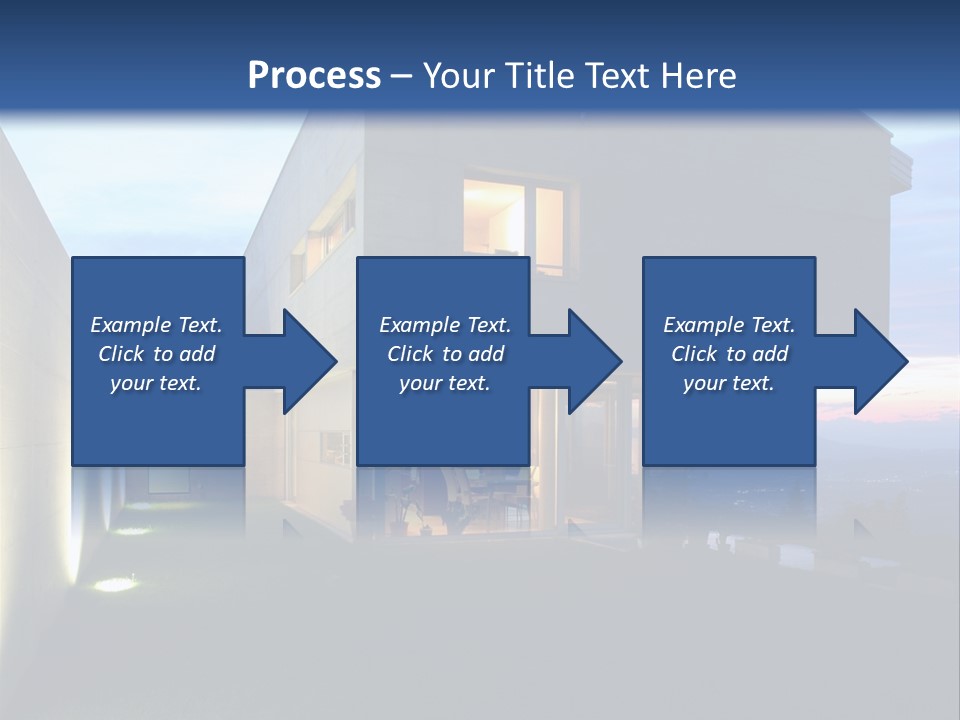 Modern House In Switzerland PowerPoint Template