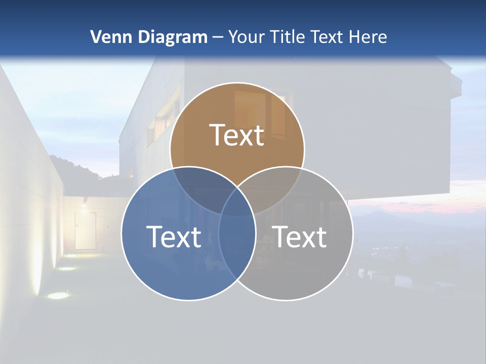 Modern House In Switzerland PowerPoint Template