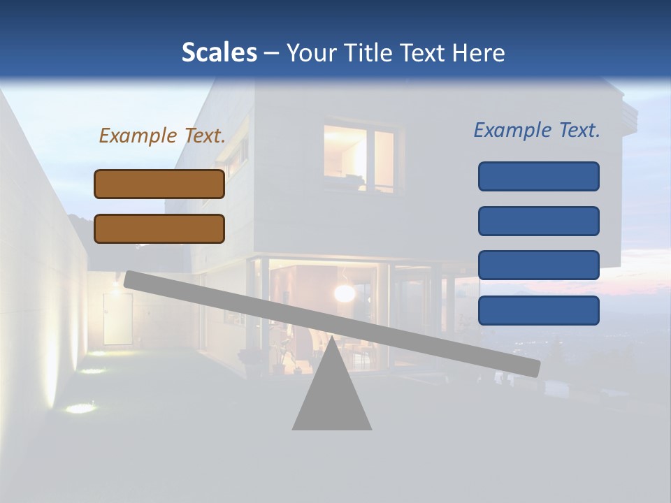 Modern House In Switzerland PowerPoint Template