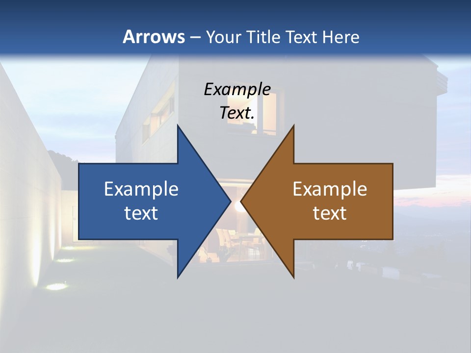 Modern House In Switzerland PowerPoint Template