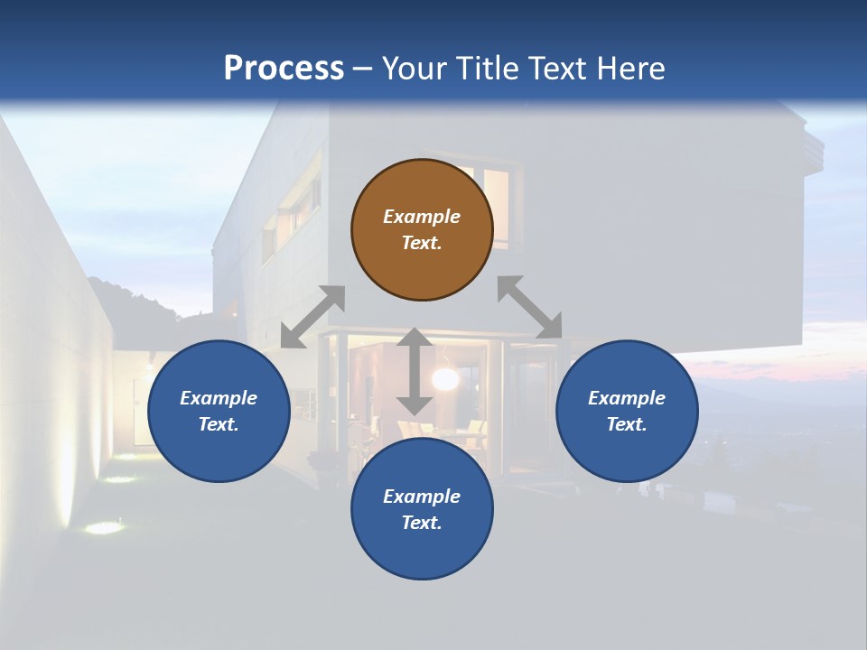 Modern House In Switzerland PowerPoint Template