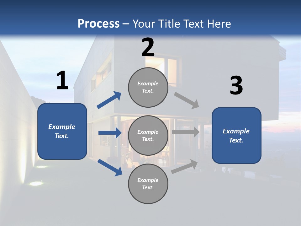 Modern House In Switzerland PowerPoint Template