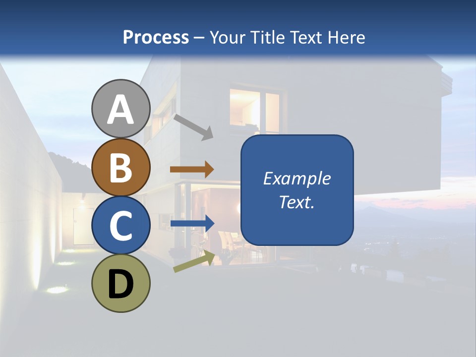 Modern House In Switzerland PowerPoint Template