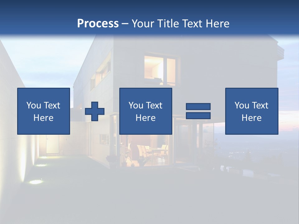 Modern House In Switzerland PowerPoint Template