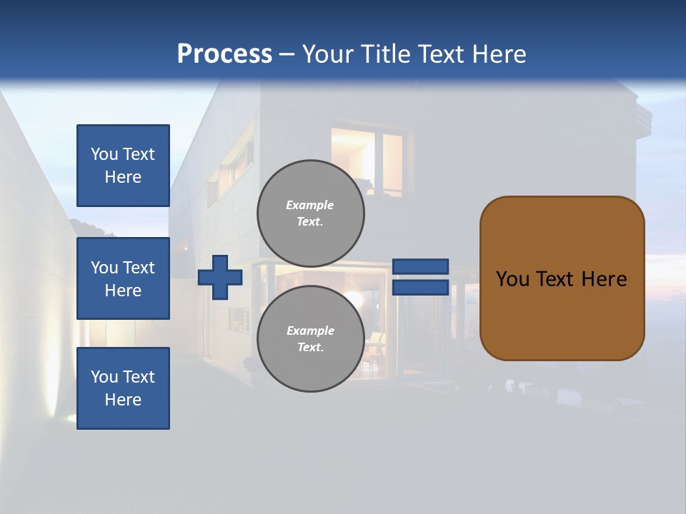 Modern House In Switzerland PowerPoint Template