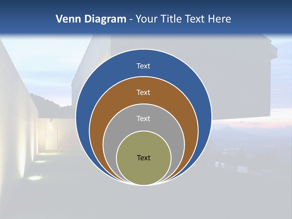Modern House In Switzerland PowerPoint Template