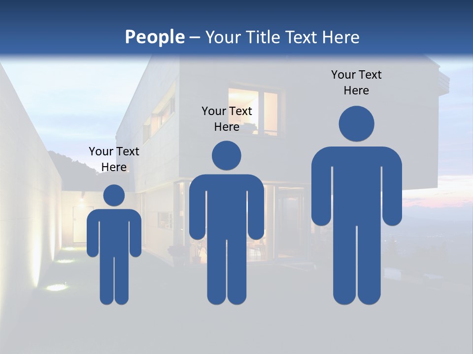 Modern House In Switzerland PowerPoint Template