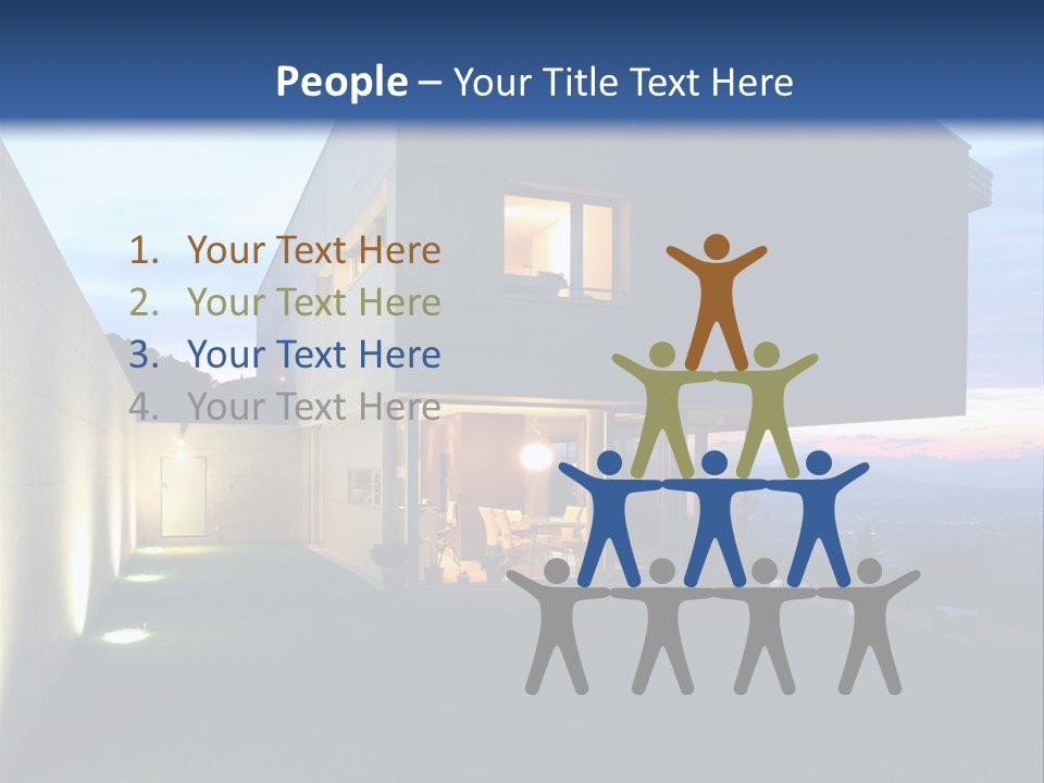 Modern House In Switzerland PowerPoint Template