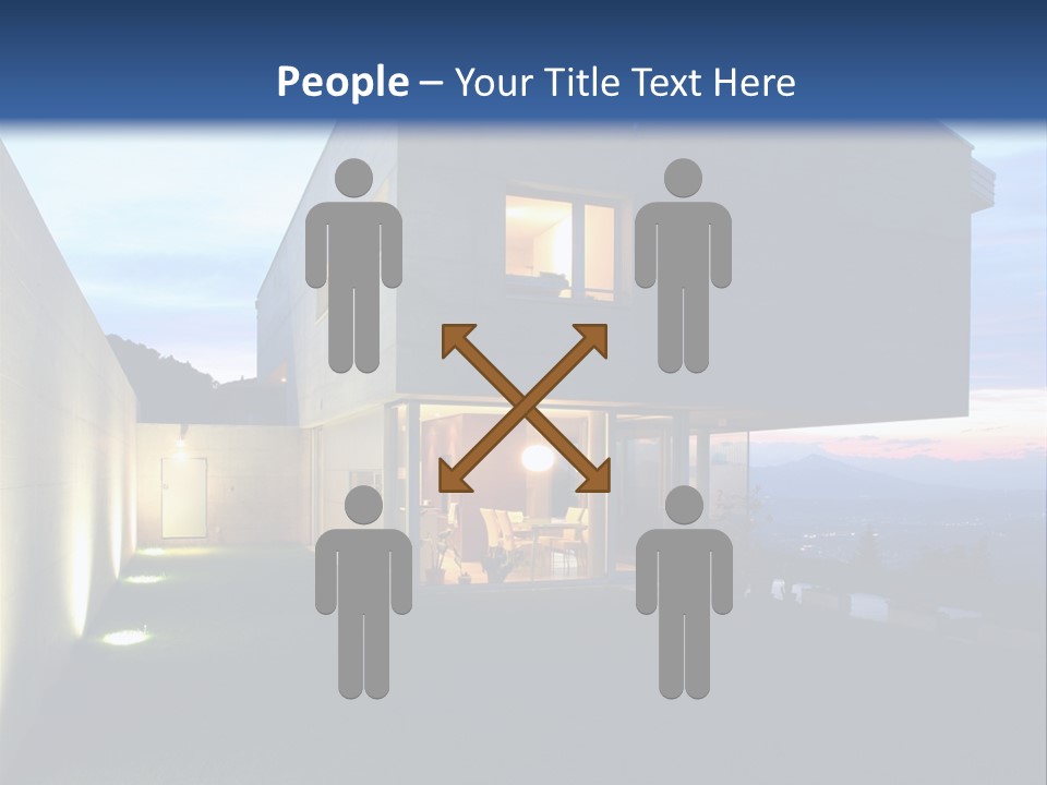 Modern House In Switzerland PowerPoint Template