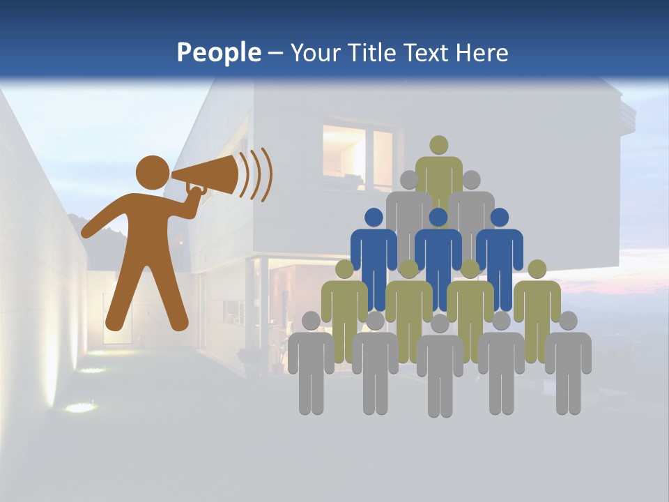 Modern House In Switzerland PowerPoint Template