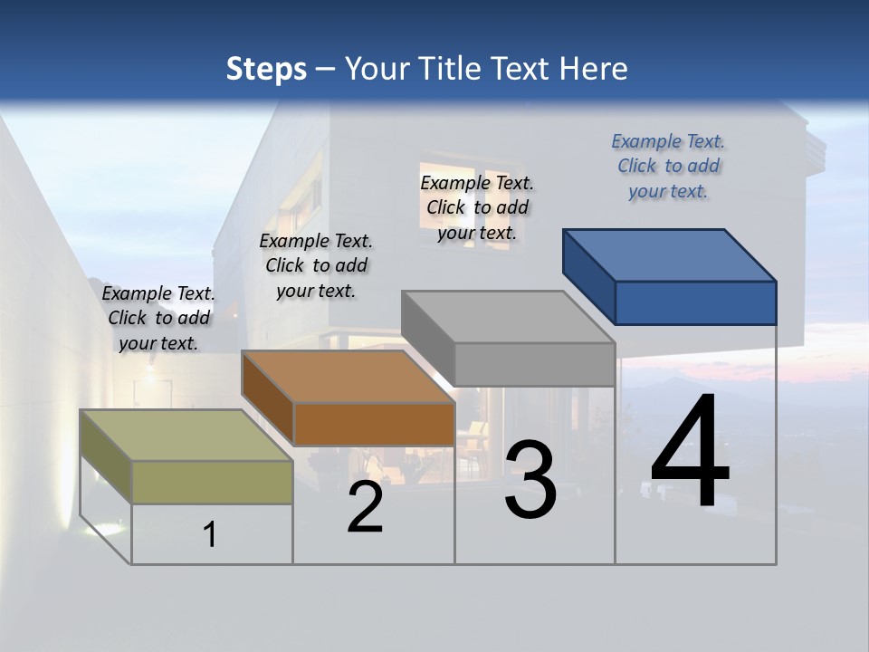 Modern House In Switzerland PowerPoint Template