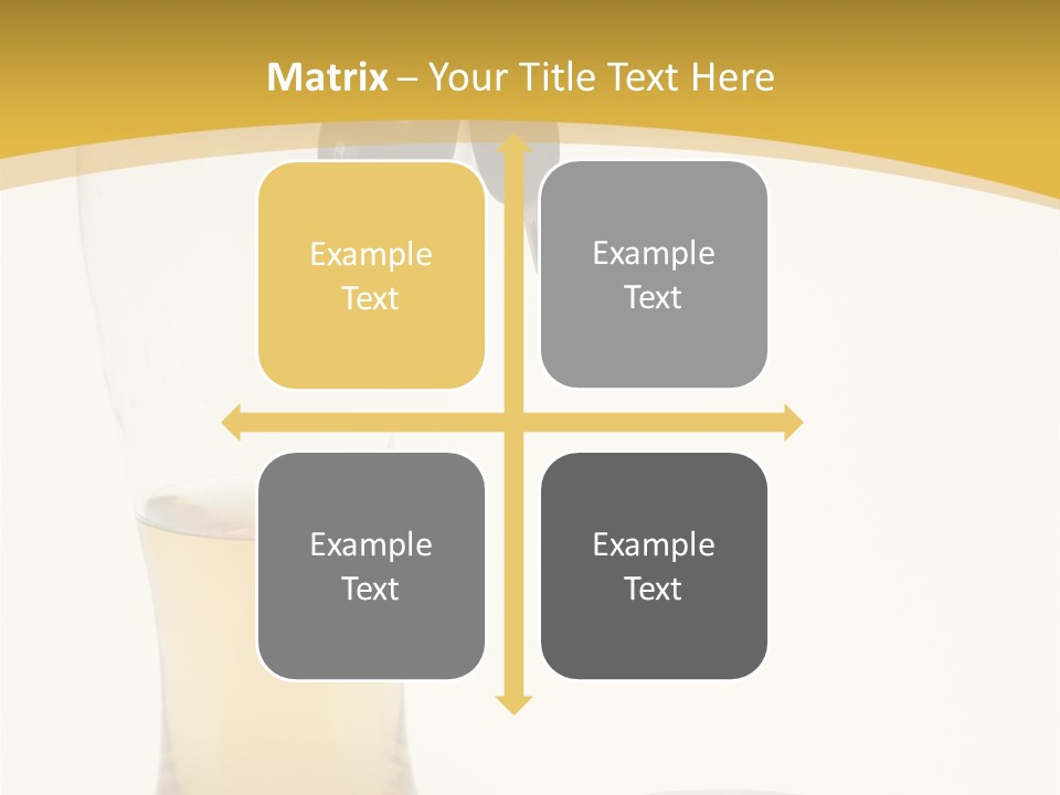 Drunk Driving Concept - Beer, Keys And Handcuffs PowerPoint Template
