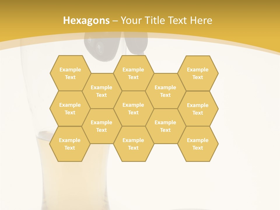 Drunk Driving Concept - Beer, Keys And Handcuffs PowerPoint Template