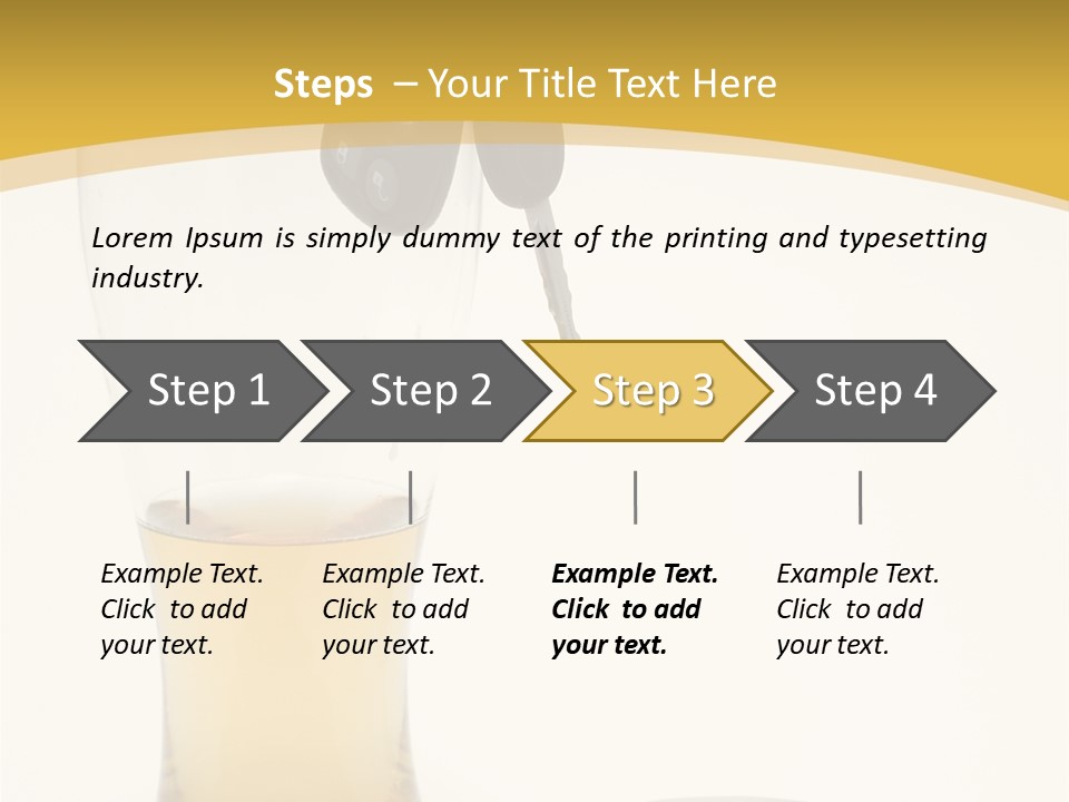 Drunk Driving Concept - Beer, Keys And Handcuffs PowerPoint Template