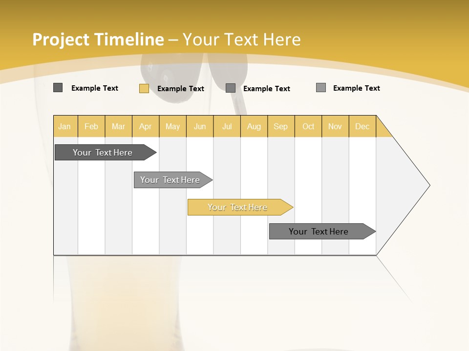 Drunk Driving Concept - Beer, Keys And Handcuffs PowerPoint Template