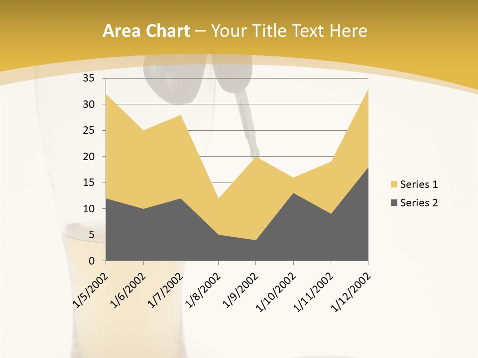 Drunk Driving Concept - Beer, Keys And Handcuffs PowerPoint Template