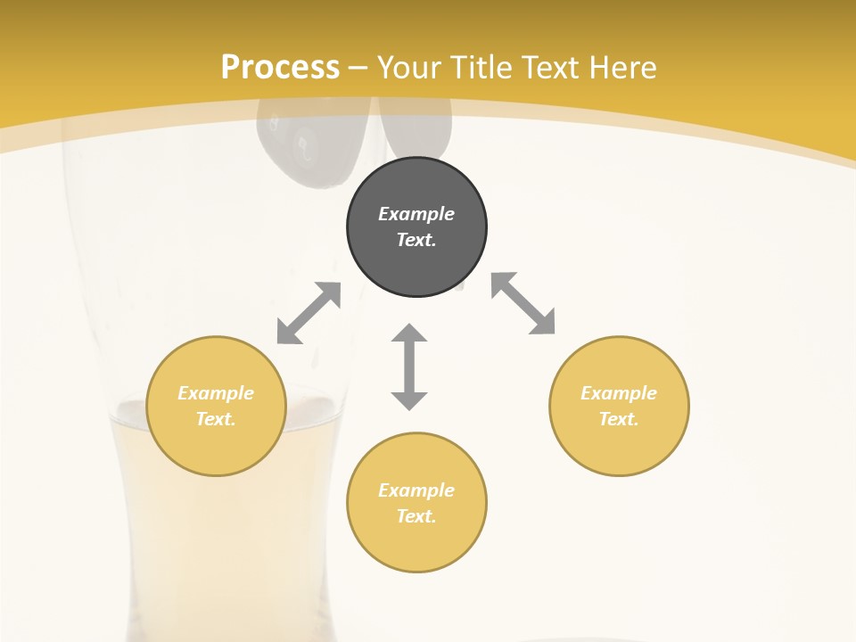 Drunk Driving Concept - Beer, Keys And Handcuffs PowerPoint Template