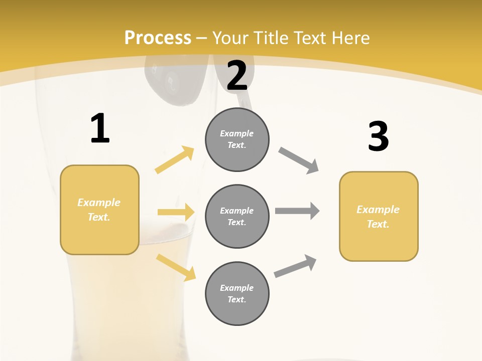 Drunk Driving Concept - Beer, Keys And Handcuffs PowerPoint Template
