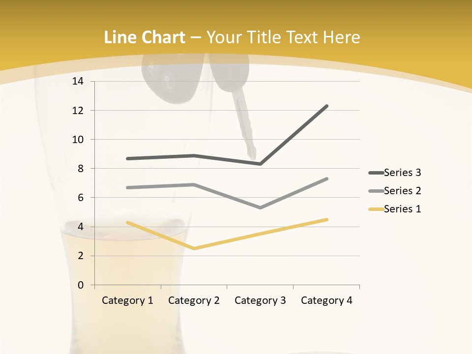 Drunk Driving Concept - Beer, Keys And Handcuffs PowerPoint Template
